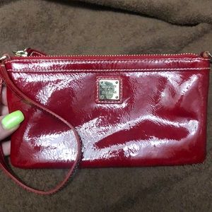 Dooney and Bourke patent wristlet